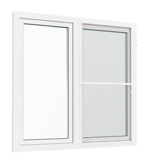 Окно ПВХ 1450 x 1415 двухкамерное - EXPROF Practica
 Котельники