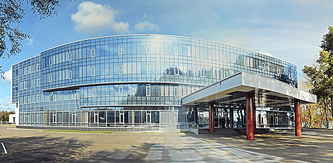 панорамные фасады учебно-тренировочного центра Котельники