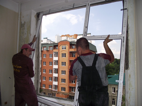 профессиональная установка пластиковых окон в доме Котельники
