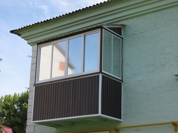 Легкое облегченное остекление балкона Котельники