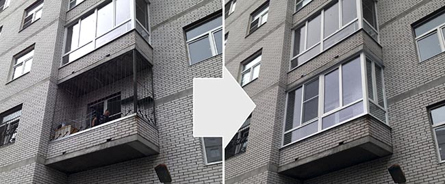 Остекление открытого балкона в Котельники Котельники