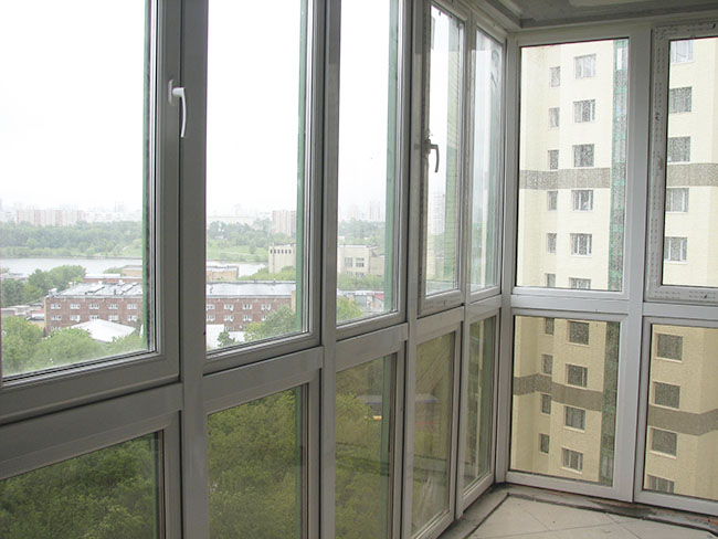 Остекление балкона в пол Котельники