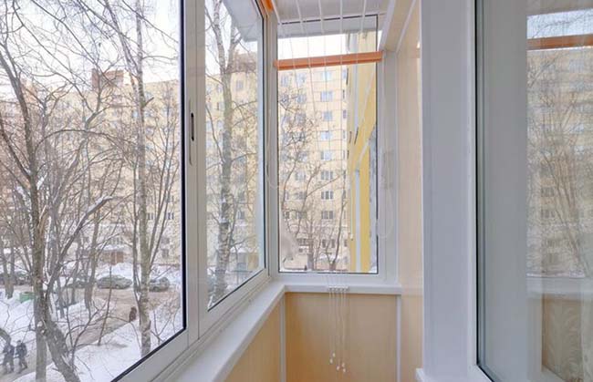 Зимнее остекление лоджии и балкона зимой Котельники
